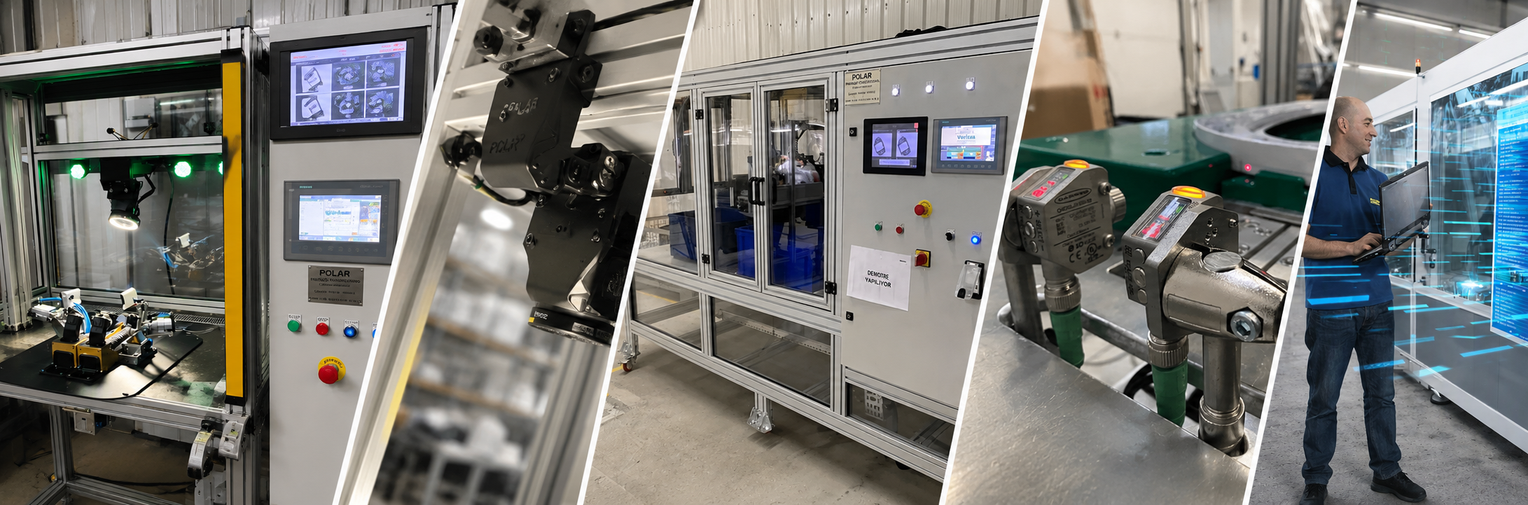 Polar otomasyon makine ve üretim sistemleri Polar otomasyon makineleri, kontrol panoları ve üretim sistemleri